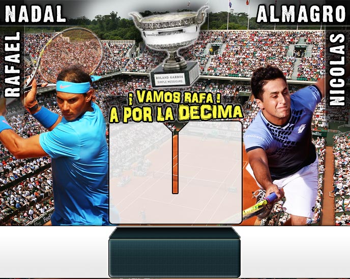 Nadal vs Almagro en Roland Garros 2015